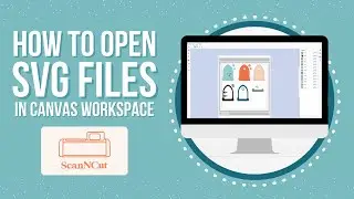 How to Import SVG Files to CanvasWorkspace for ScanNCut ⭐ & How to Recolor