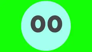 Green screen clock timer - 7 countdown timer green screen (TC.007) with sound