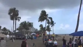 A strong gust of wind at the beach || SF