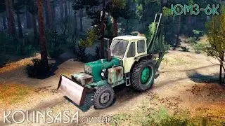 Spin Tires 2014 Full version обзор Трактор ЮМЗ-6К Погрузчик v1.0