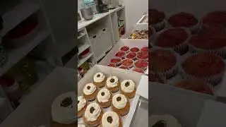 Cupcakes at the bakery .