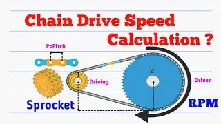 Chain Drive System Speed Calculation ? Driven Sprocket Vs Driving Sprocket.