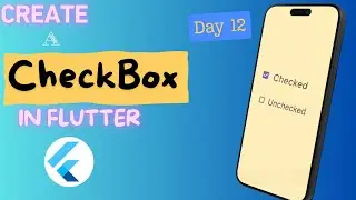 Checkbox Widget in Flutter ||  How to Create Checkbox in Flutter -2024