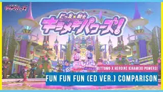 Kirameki Powers - Fun! Fun! Fun! | Comparison (OP 1 & 2)