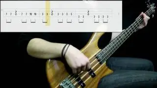 Zox - A Little More Time (Bass Cover) (Play Along Tabs In Video)