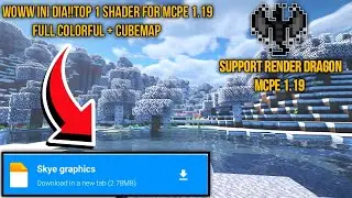 Wow Ini Dia Top 1 Shader For mcpe 1.19 Skye Graphic Colorful Shader + Support Render Dragon!