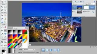 How to create a day-to-night landscape image