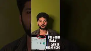Use mobile data even in airplane mode #kannada#tech#technology #shorts
