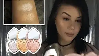 *NEW* Too Faced Love Light Highlighters FIRST IMPRESSION! ( SWATCHES & REVIEW )