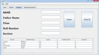 How to use JTable and showing values from database in Urdu Part 6