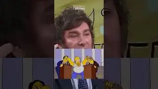 MILEI EJEMPLIFICÓ LA POLÍTICA ARGENTINA CON LOS SIMPSONS
