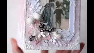 Новогодний домик . Упаковка для подарка.