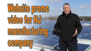 Website promo sales video for NJ manufacturing company on new technology
