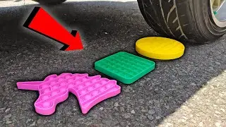 Crazy EXPERIMENT WITH Pop-pit! Tik-Tok trend! Antistress vs Glowling KATANA and CAR! Its keep ALIVE?