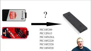 Programming PIC Microcontrollers using C Language. № 3 - Connecting PICkit + TRIS and GPIO registers