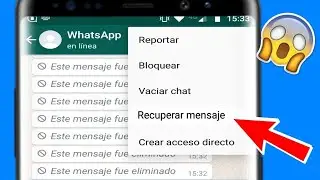 Como VER los MENSAJES ELIMINADOS de WHATSAPP 2021