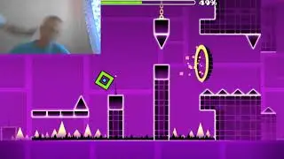 Батя проходит Jumper головой сына | Geometry Dash