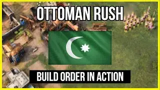 AOE4 | Ottoman Rush | Build Order In Action