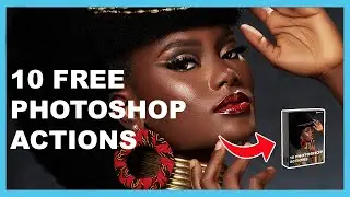 10 Photoshop Actions for FREE! Improve Your Retouching Today