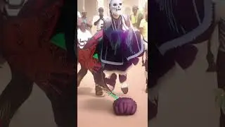 African Zaouli Dancer - A.I. Animation