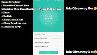 🔴Ada Give Away 1 Juta gaes ⏩⏩⏩Cara Mempercepat hp