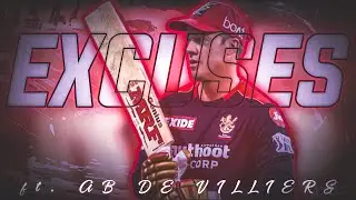 EXCUSES ft. AB DE VILLIERS WHATSAPP STATUS 🔥⏯️//AB DE VILLIERS STATUS VIDEO 🔥❤️//ABDIAN