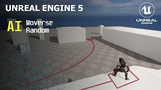 UNREAL ENGINE 5 Como Hacer Que Un Enemigo Se Mueva Random(AI) Tutorial Español