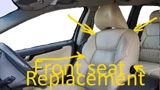 Volvo V70 S60 XC70 Front seat replacement (Volvo V70 Interior Swap series)