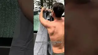 How we shower in our van *even when it's cold* 🚐🚿 #vanlife