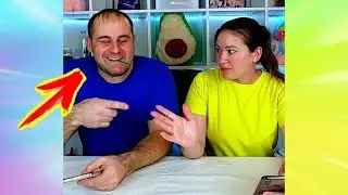 Funny Dad takes Mom`s Chupa chups!😂😂😂 