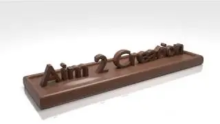 chocolate bar Animation in blender