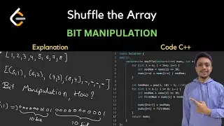 1470. Shuffle the Array | LeetCode | Bit Manipulation