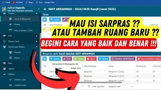 Cara Isi Sarpras Dapodik 2025 | Mudah
