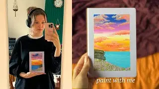 ASMR paint with me 🎨 💓 (whispered)