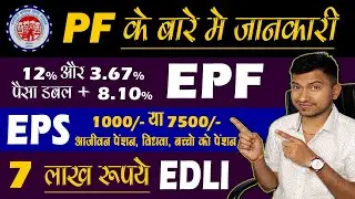 पीएफ कितना काटता है ? पीएफ कितना मिलता है ? PF Ke Bare Mein Jankari | PF KYA HOTA HAI