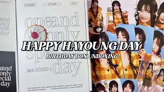unboxing fromis_9 hayoung birthday box! ✿ “one and only special day”