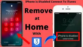 iPhone is Disabled Connect To iTunes || Remove Passcode at Home without  iTunes