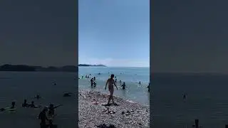 Людей заметно прибавилось. Пляж ТОСК Приморье в Коктебеле 13.07.2023🌊☀️⛵