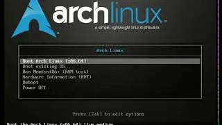 Archlinux Installation