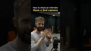 How to shoot an interview - Second Camera #shorts