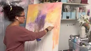 ABSTRACT acrylic 3D ON CANVAS / Part 1