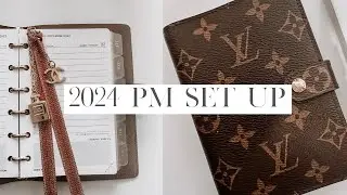 2024 Louis Vuitton PM Agenda Set Up | 8LOTUS + Louis Vuitton Agenda Refill