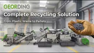 Plastic Film Water Washing Crusher 3n1 Extrusion Pelletizer | GEORDING