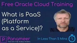 What is Platform as a Service (PaaS)? |2023 | Free Oracle Cloud Training | Panameer | Ep 0192