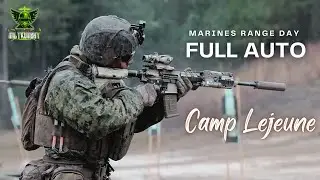 Marines Full Auto Range Day at Camp Lejeune