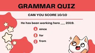 📘 English Grammar Quiz | Test Your Grammar Skills!