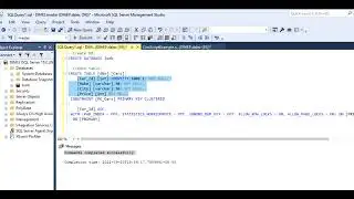 Create a simple Data Base in SQL