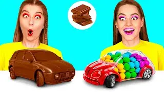 Schokolade vs Echtes Essen Challenge | Lustige Challenges von Fun Fun