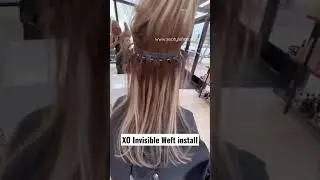 XO Invisible weft Supplier,100g/80cm weft #xoinvisibleweft #hairextensions #xohairextensions