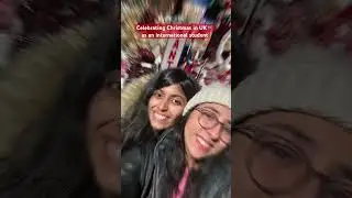 International student celebrating Christmas in the UK!! 🎄🎅🏼  